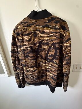 Camouflage Bomber Jacket in Brown - Men's Bomber & Varsity